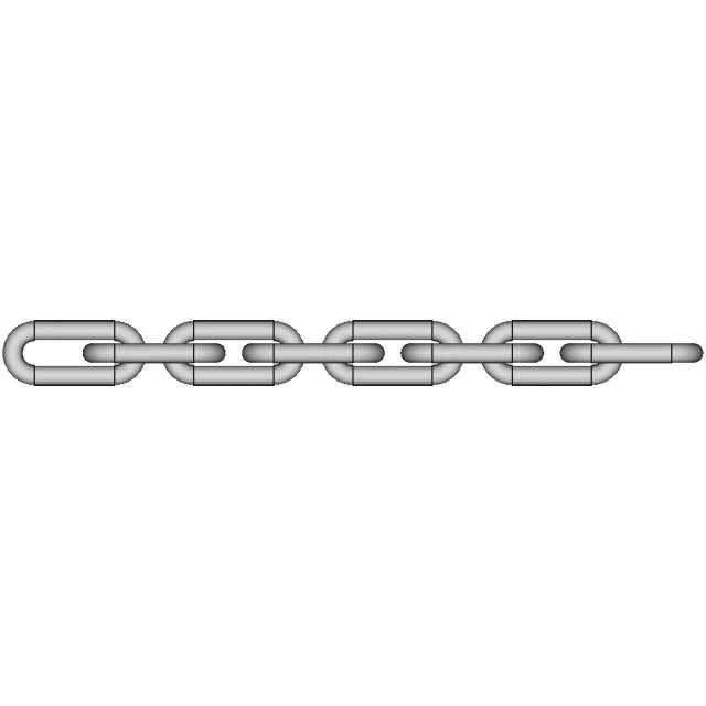3D CAD Model of Mechanical Link Chain for Sheet Metal Applications