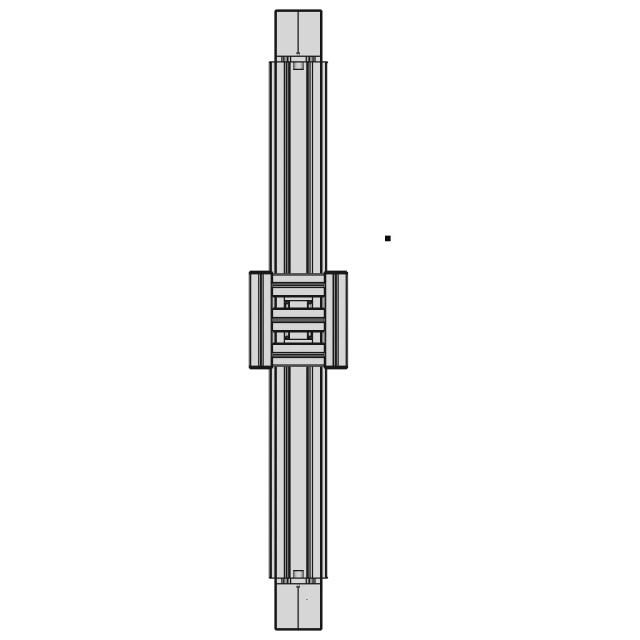 Aluminum Profile Linear Drive Toothed Belt with Guides