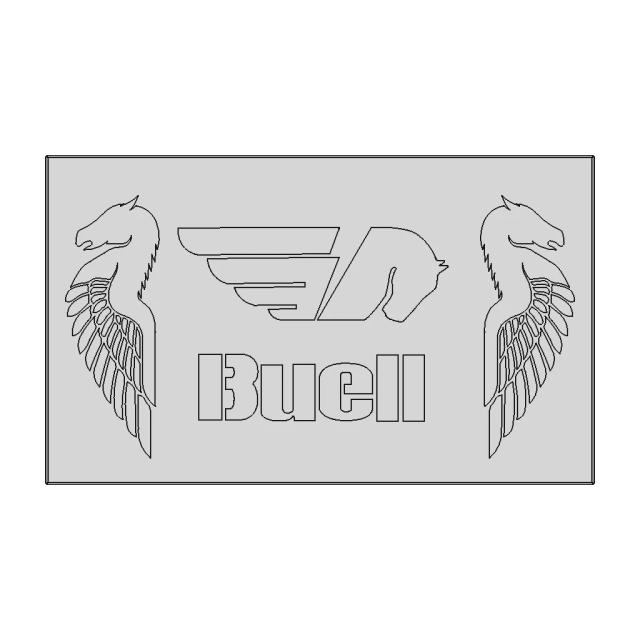 Sheet Metal Panel with Integrated Logo and Light Mounting Space