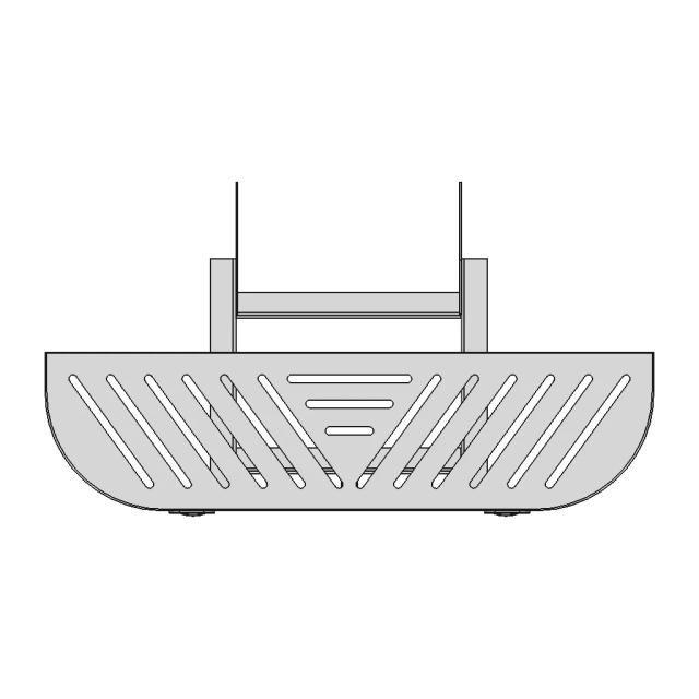 Heavy-Duty Utility Bumper with Mount Brackets for Service Trucks