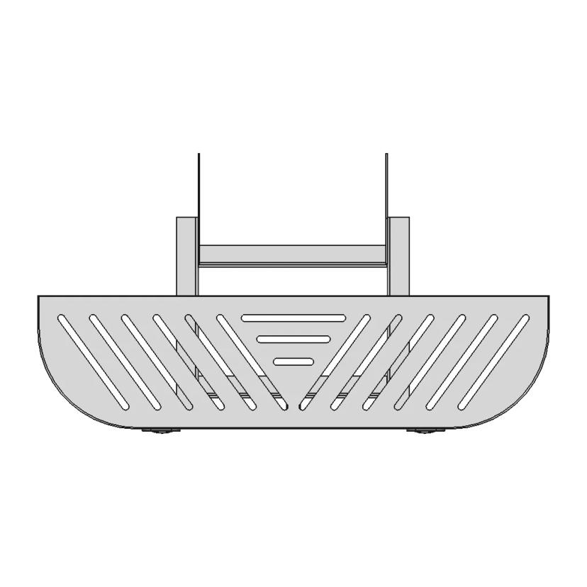 Heavy-Duty Utility Bumper with Mount Brackets for Service Trucks
