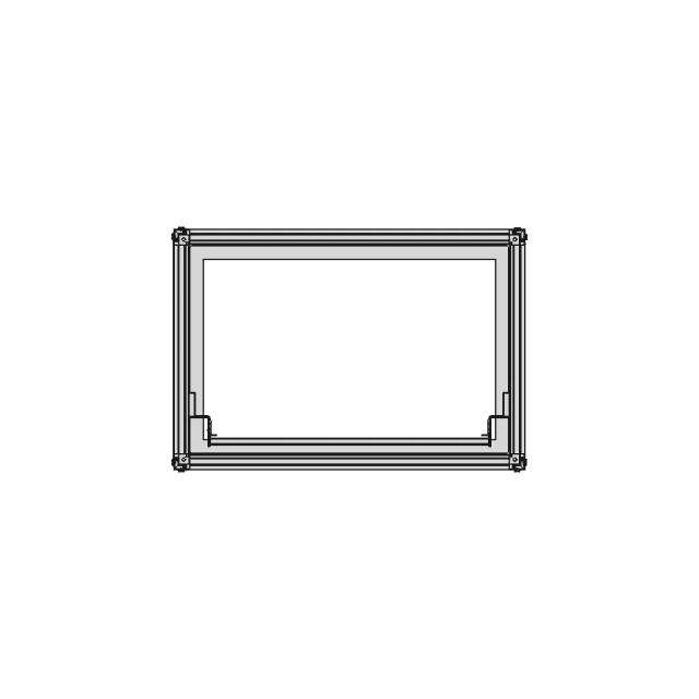 Industrial Component with Dimensions 975x725