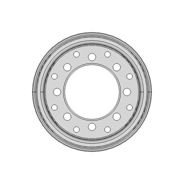 Industrial Forklift Rim for Heavy-Duty Equipment