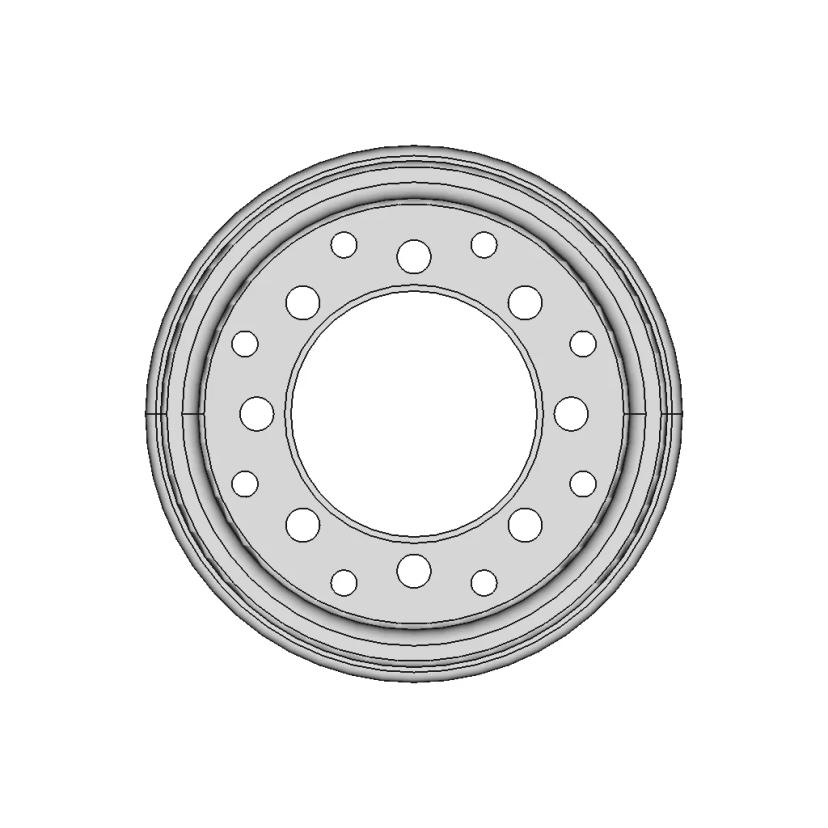 Industrial Forklift Rim for Heavy-Duty Equipment