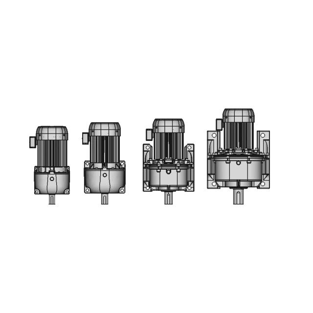 5.5kW Cylindrical Gear Motor from Mitsubishi Electric DM-DP Series