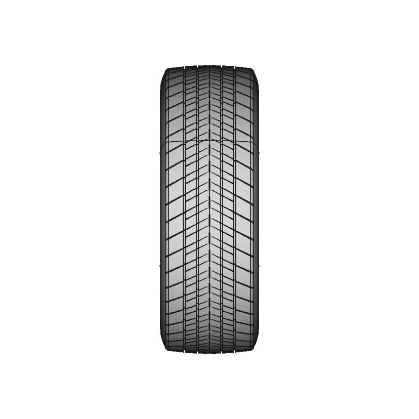 Basic Tire CAD Model for Engineering Applications