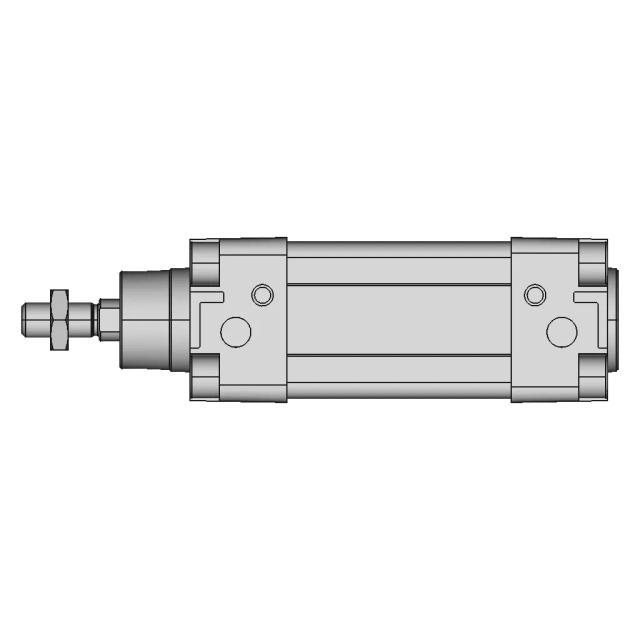 ISO 6431 Compliant Pneumatic Cylinder with Square and Easy Profiles