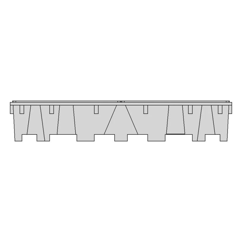 Drip Tray for Dual IBC Tanks with Configurable Design