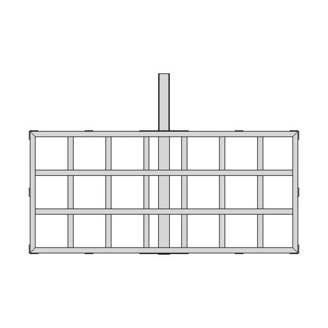 Heavy Duty 2-Inch Aluminum Receiver Tube with Load Capacity 400 lbs