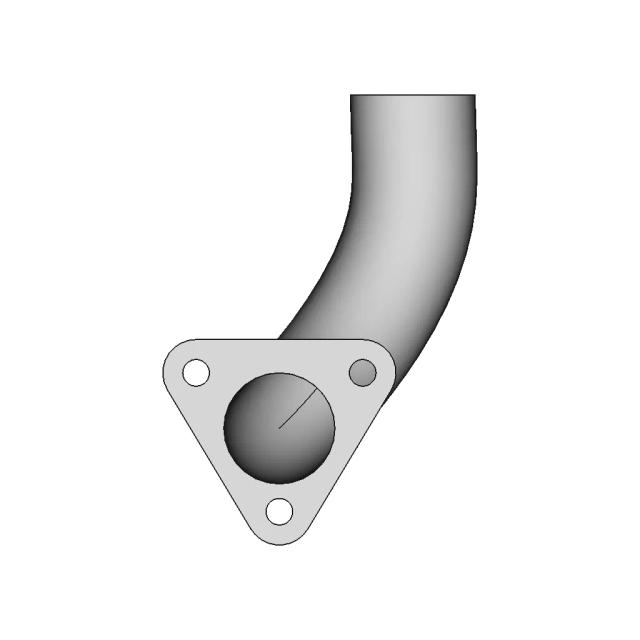 3D Surface Modeled Component in 3Dexperience