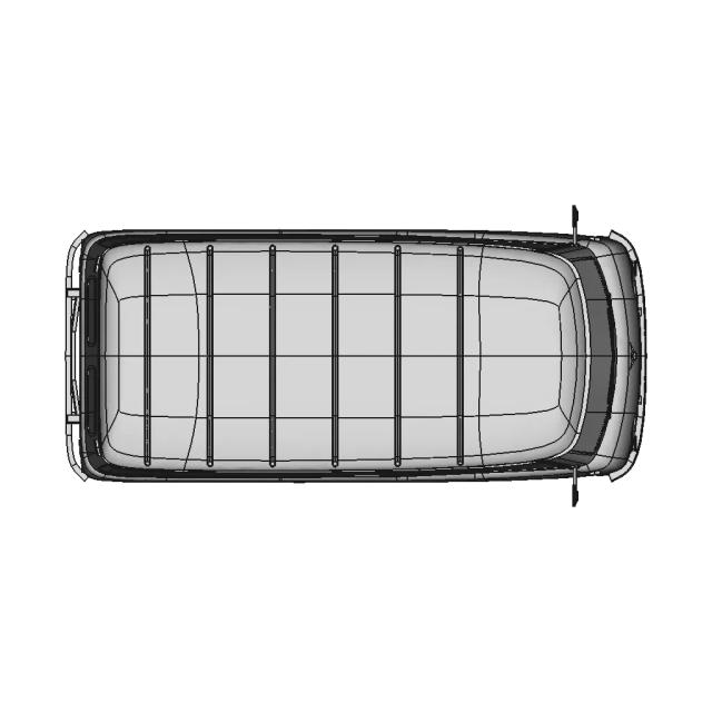 UAZ 452 (2206) Buhanka Utility Vehicle CAD Model