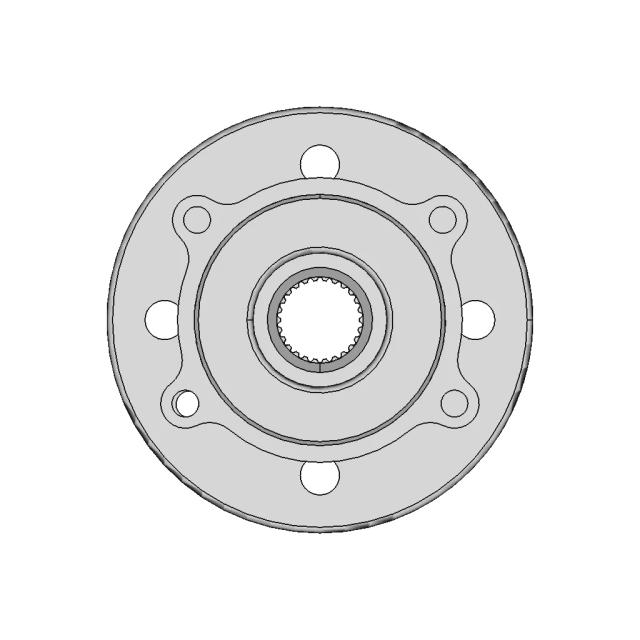 2013 Mini Wheel Bearing Model with Detailed Dimensions