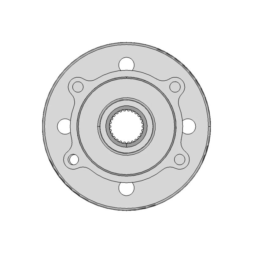 2013 Mini Wheel Bearing Model with Detailed Dimensions