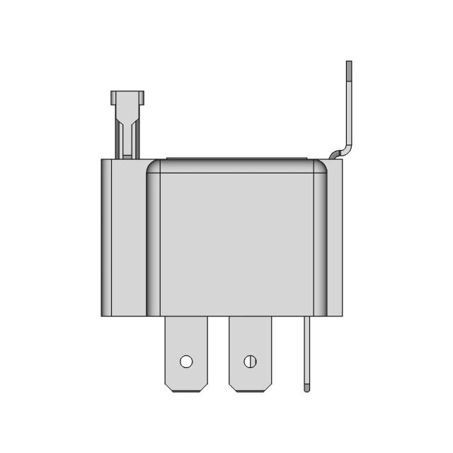 Fused Relay with Removable Mounting for Battery Box Applications