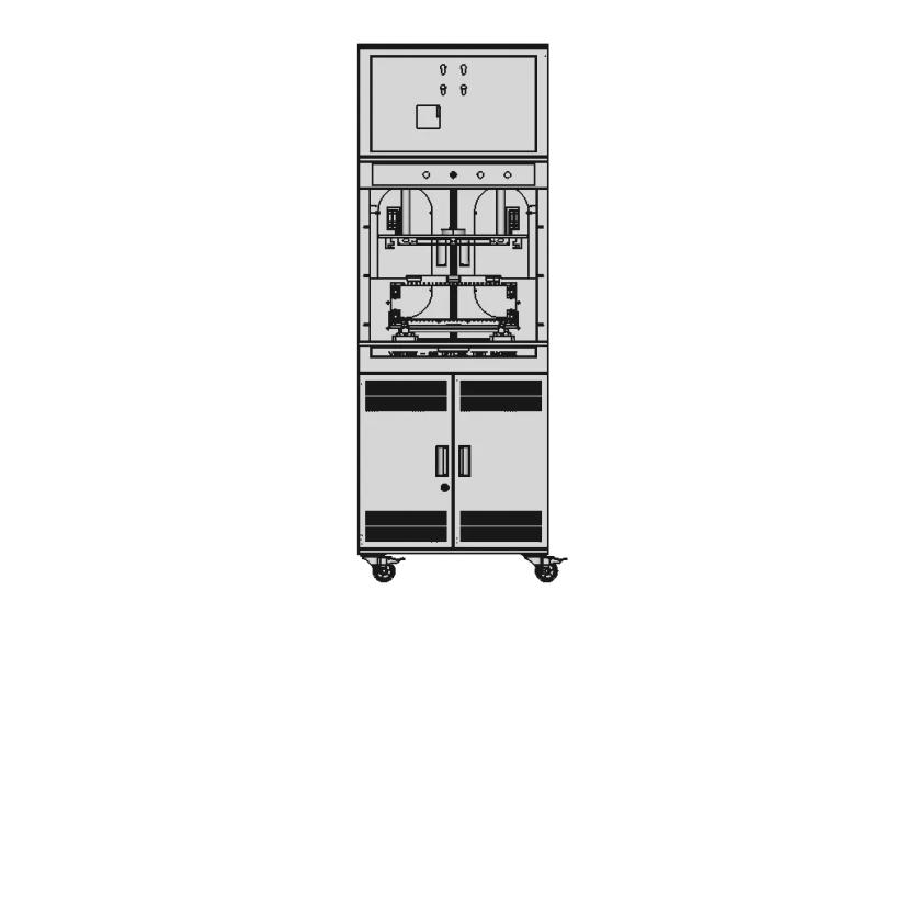 Electronic Card Testing Machine with Mechanical and Pneumatic Systems