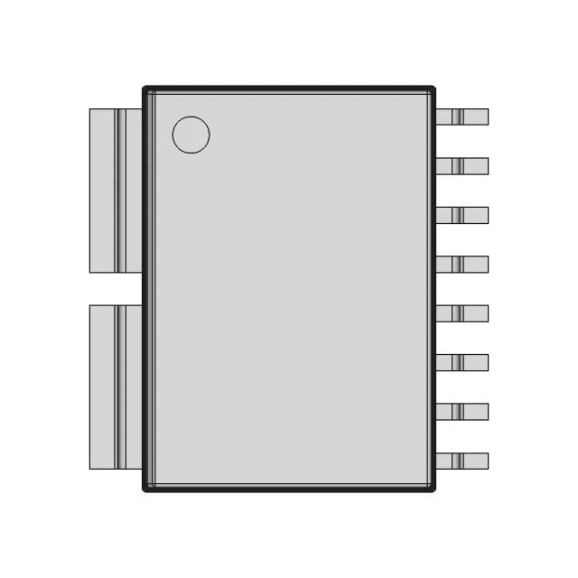 SOIC 10 Package Current Sensor with 1 Channel and 1.27 mm Pitch