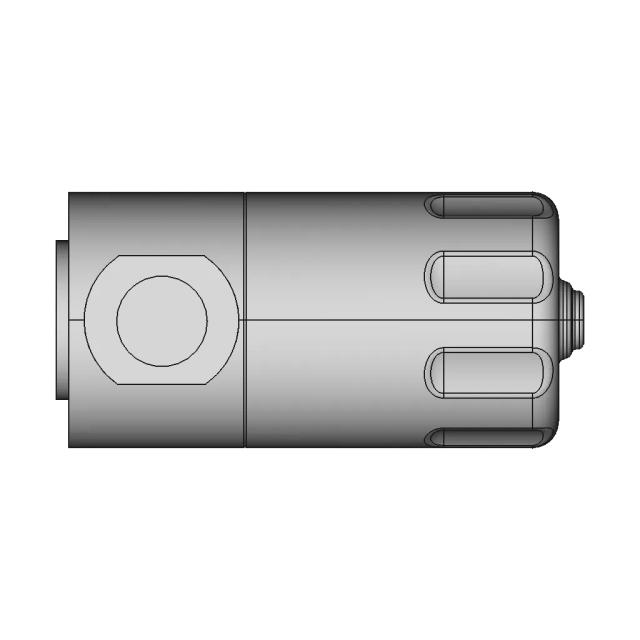 Universal Single Catch Can CAD Model for Custom Mounting Solutions