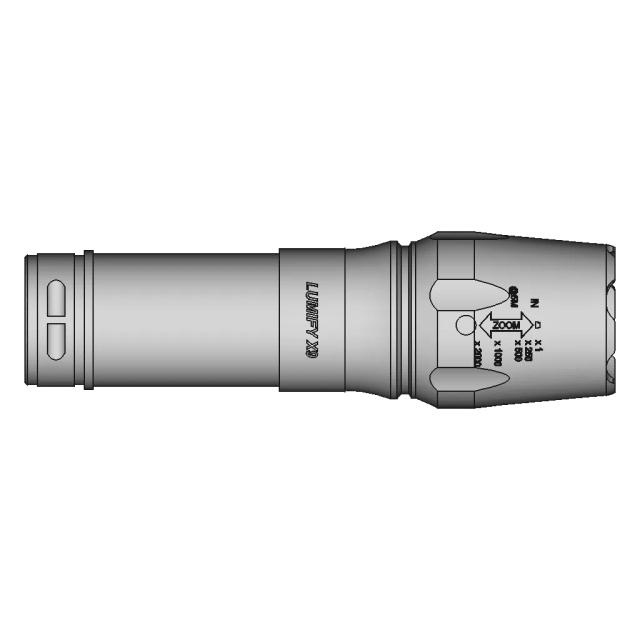 3D Model of Standard 18650/AAAx3 Flashlight for Design Integration
