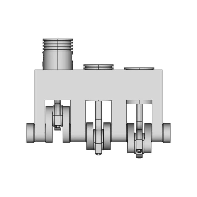 Piston Engine Assembly CAD Model for Engineering Applications
