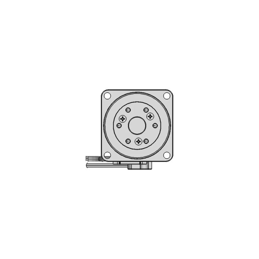 AC Servomotor with Brake and Planetary Gear Ratio 5 - Flange Mounting