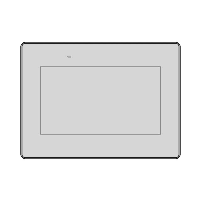 Schneider HMI Detailed Colored DWG Model
