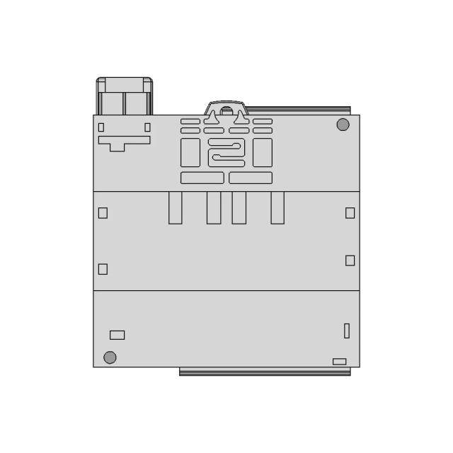 Schneider PLC CAD Model with Detailed Coloring