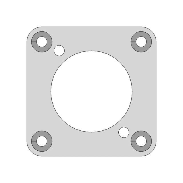 Adapter Plate for D-Type Connectors in G-Type BoXo Mini