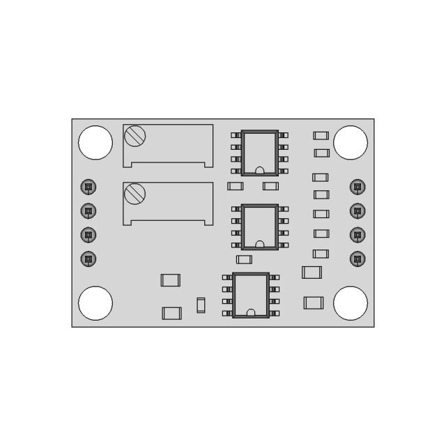 AD620 Instrumentation Amplifier Module CAD Model