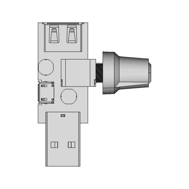 USB Fan Speed Control Module with Adjustable Knob 4-12V DC