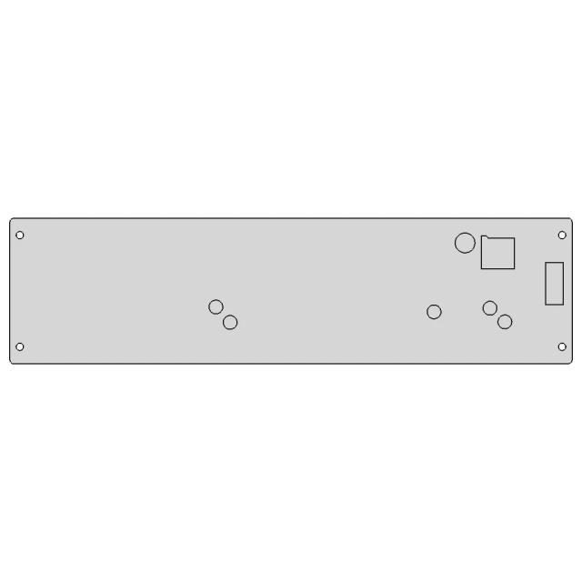 LED Screen Mounted on PCB Board with Real Dimensions