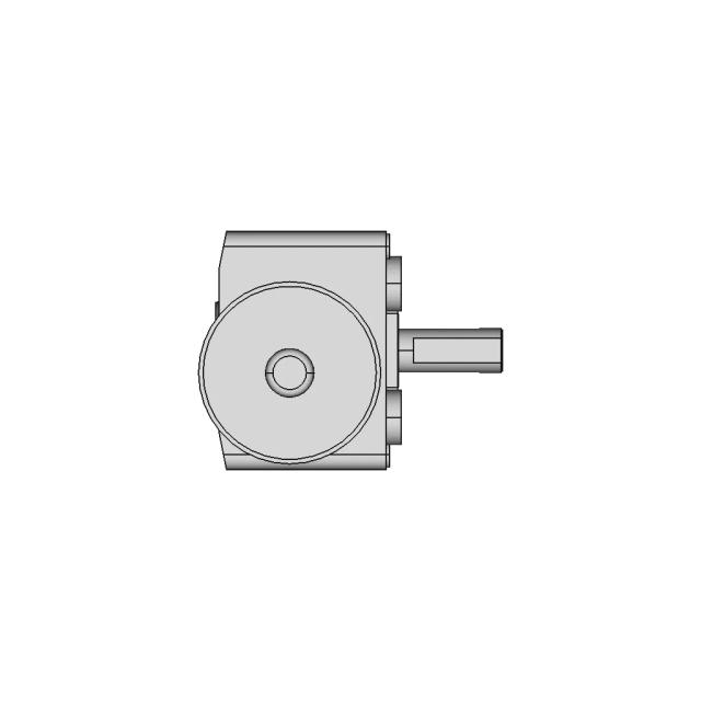 Worm Gear Reducer CAD Model for Mechanical Design