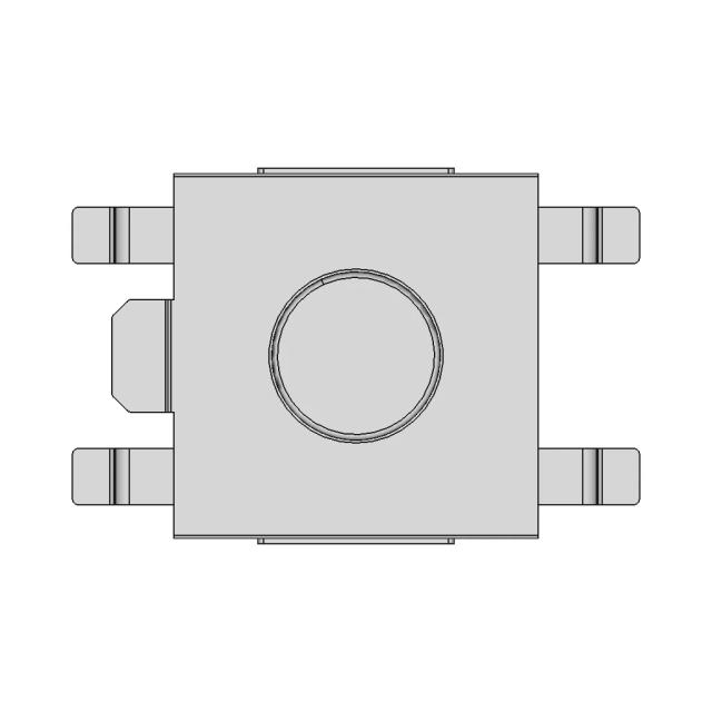 SMD Pushbutton Switch 6.5x6.5x2.55 mm 3D Model