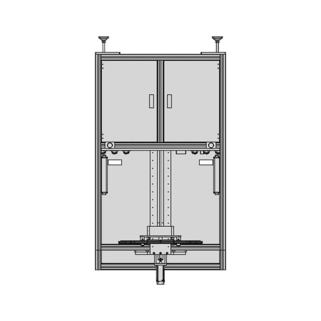 Simple Lifting Mechanism Machine for Industrial Applications