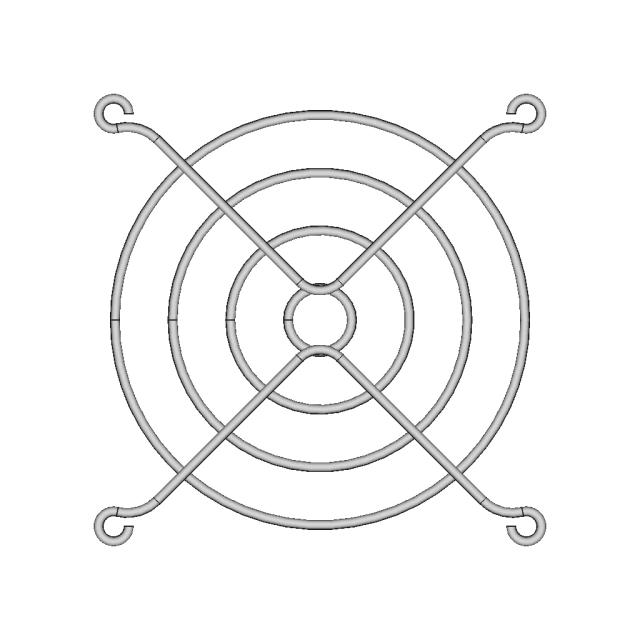 80x80 mm Component with 71mm Hole Spacing