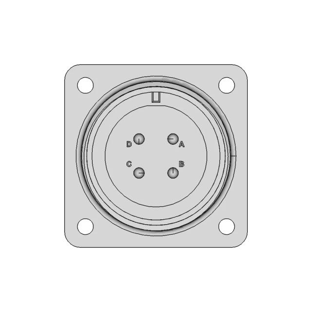 Amphenol Industrial MS3102A18-10P Connector
