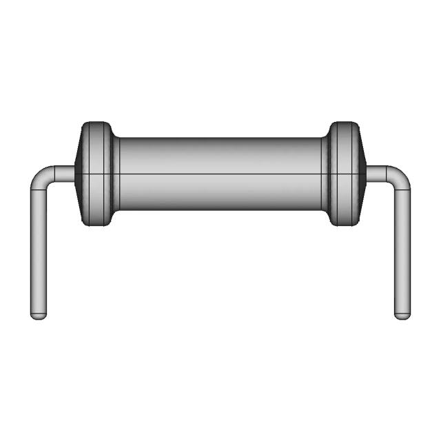 Yageo MFR50 Series 1/2W Resistor with 9.5mm Length and 3.6mm Diameter