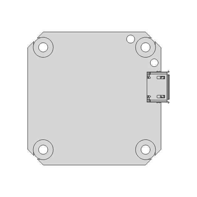 Compact All-in-One Flight Controller with USB Connector