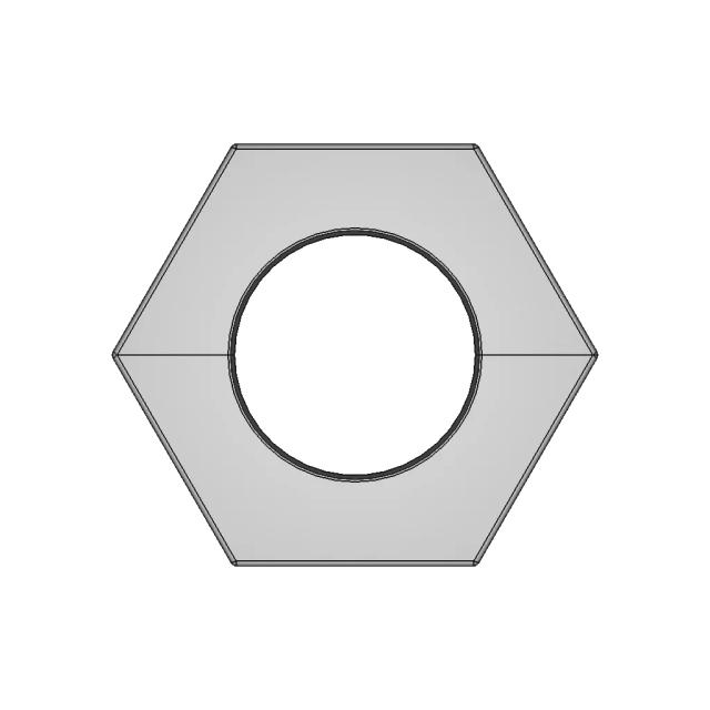 Cliff S4 CL1421 Chrome Nut Industrial Component
