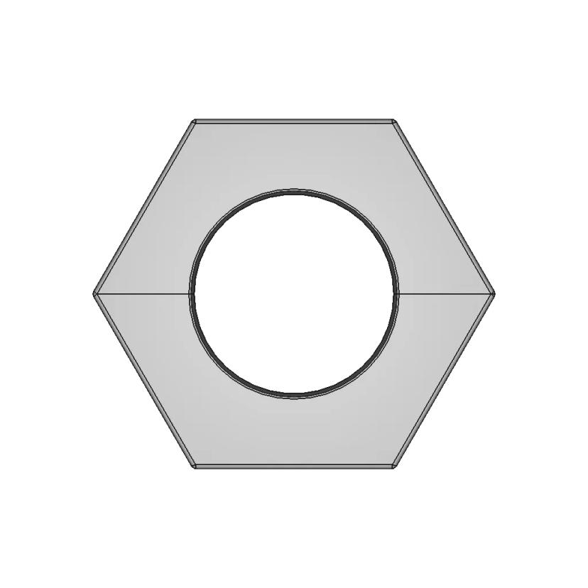 Cliff S4 CL1421 Chrome Nut Industrial Component