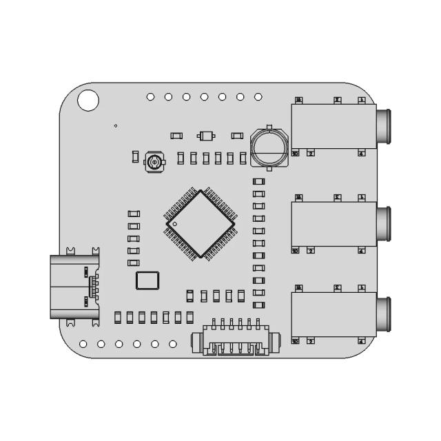 BLenahce 2.1 Audio DSP and Bluetooth Module Board CAD Model