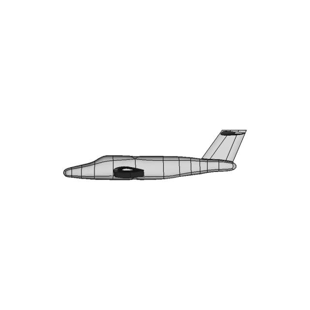 Business Jet CAD Model for Aerospace Design