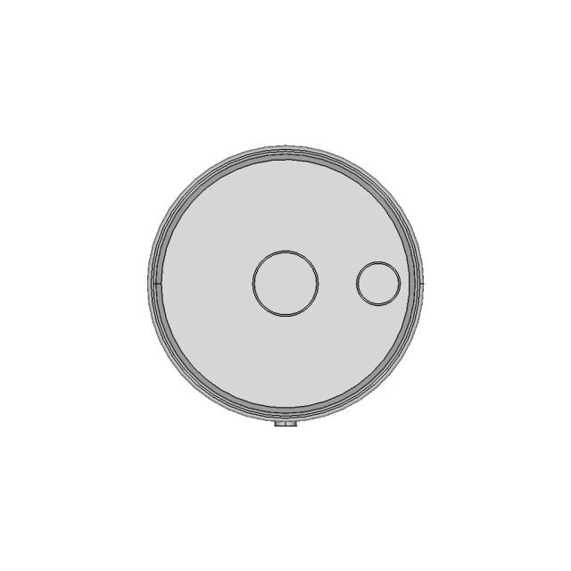 Air Purification Canister with 6-Inch Intake and 4-Inch Exhaust