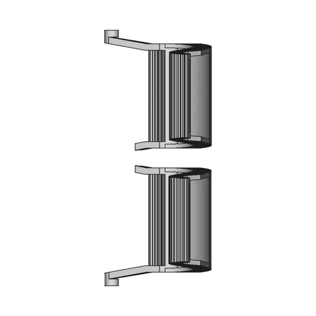 Falco F8 Aircraft Assembly Model Adapted to Metric System