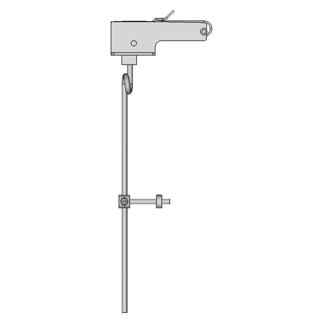 E-flite EFLG330 Tricycle 25-46 Landing Gear Set CAD Model