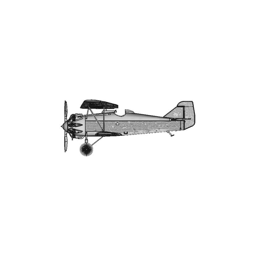 Fighter I-4 Scale Model for 3D Printing and Assembly