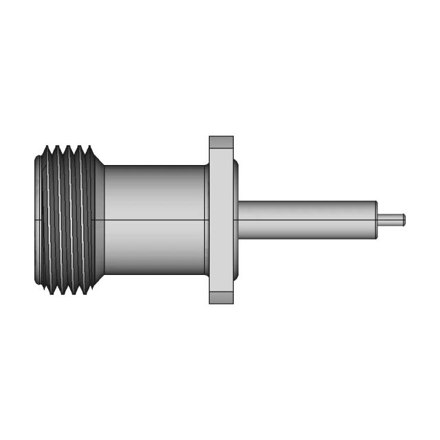 Rosenberger N-Type 1" 4-Hole Flange Coaxial Connector up to 11 GHz