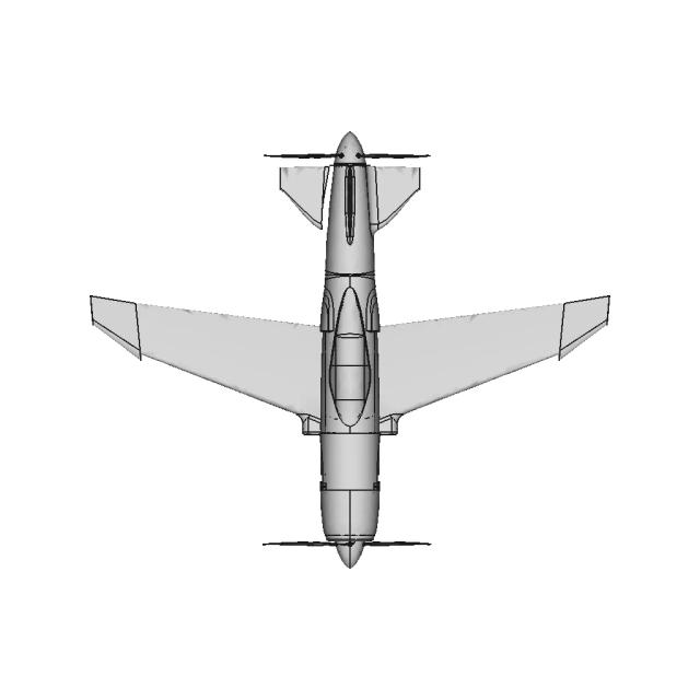 Next Generation Do 335 Aircraft Model