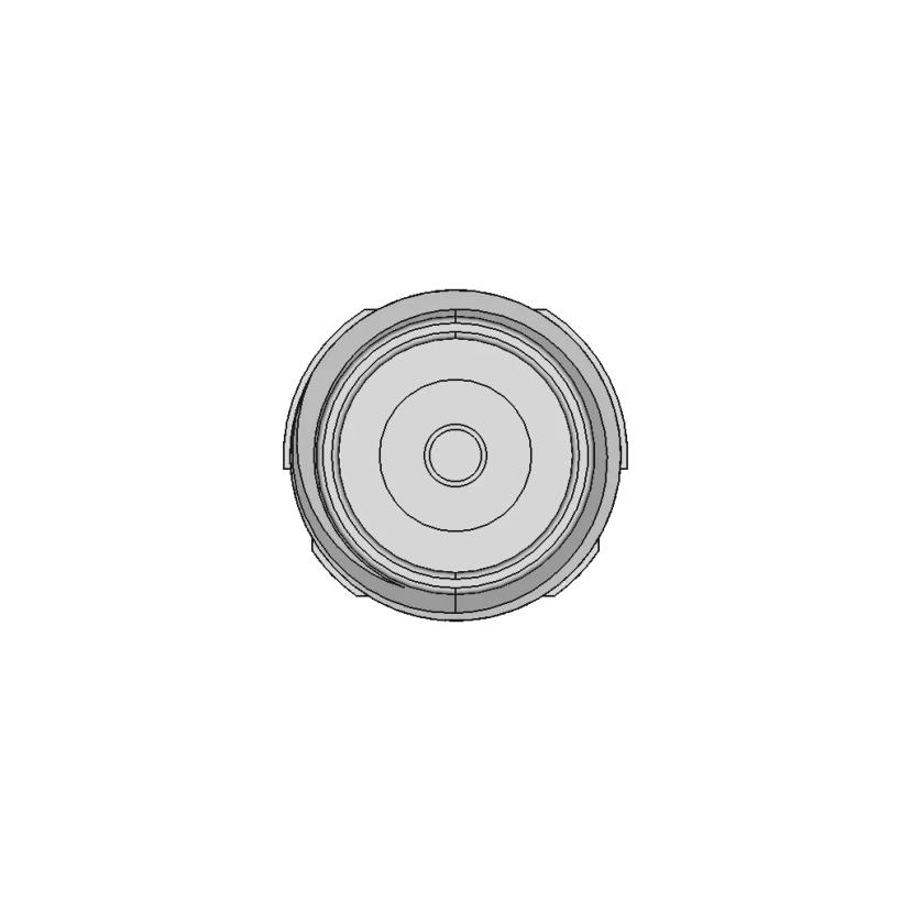 50 Ohm Rosenberger Soldered Edge Launch 2.92mm Connector Model