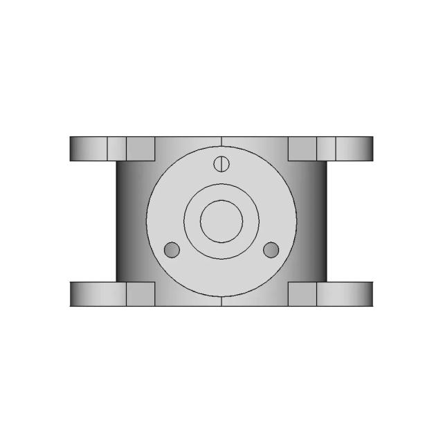 Industrial Butterfly Valve 3D CAD Model for Fluid Control