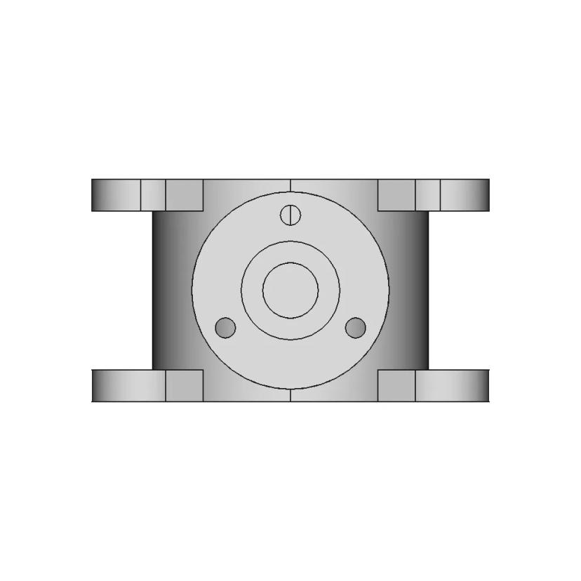 Industrial Butterfly Valve 3D CAD Model for Fluid Control